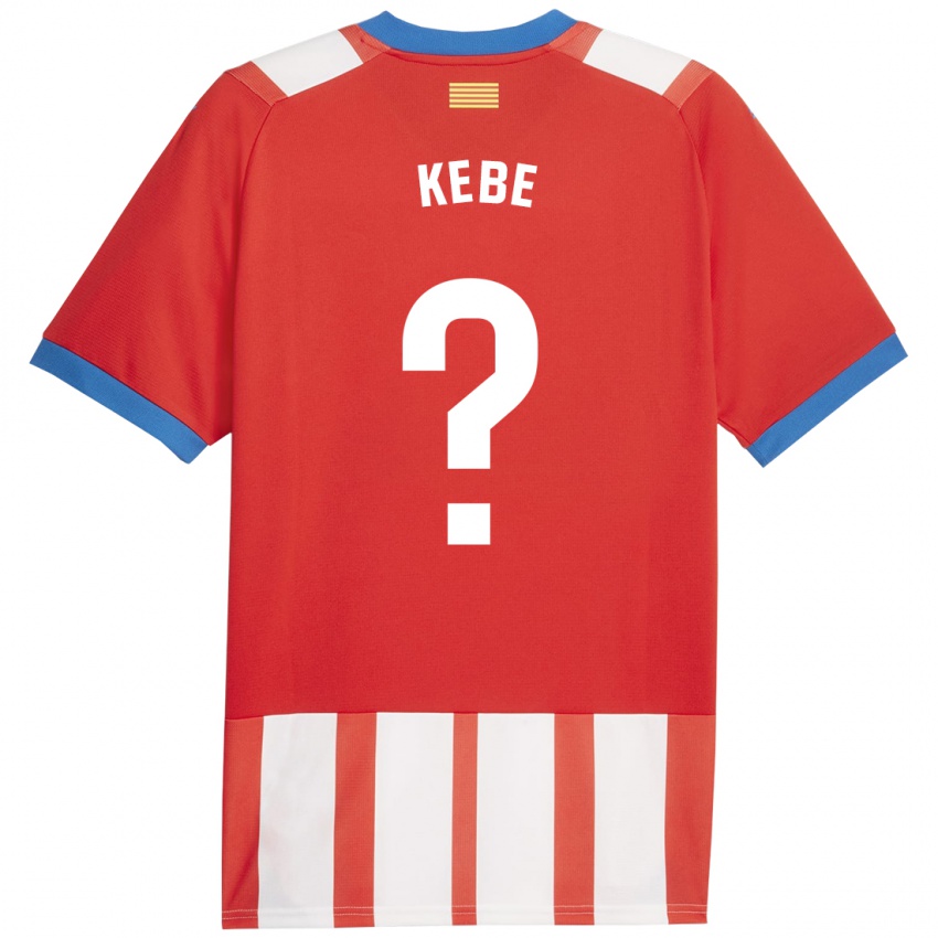 Kinder Moussa Kébé #0 Rot-Weiss Heimtrikot Trikot 2023/24 T-Shirt Belgien