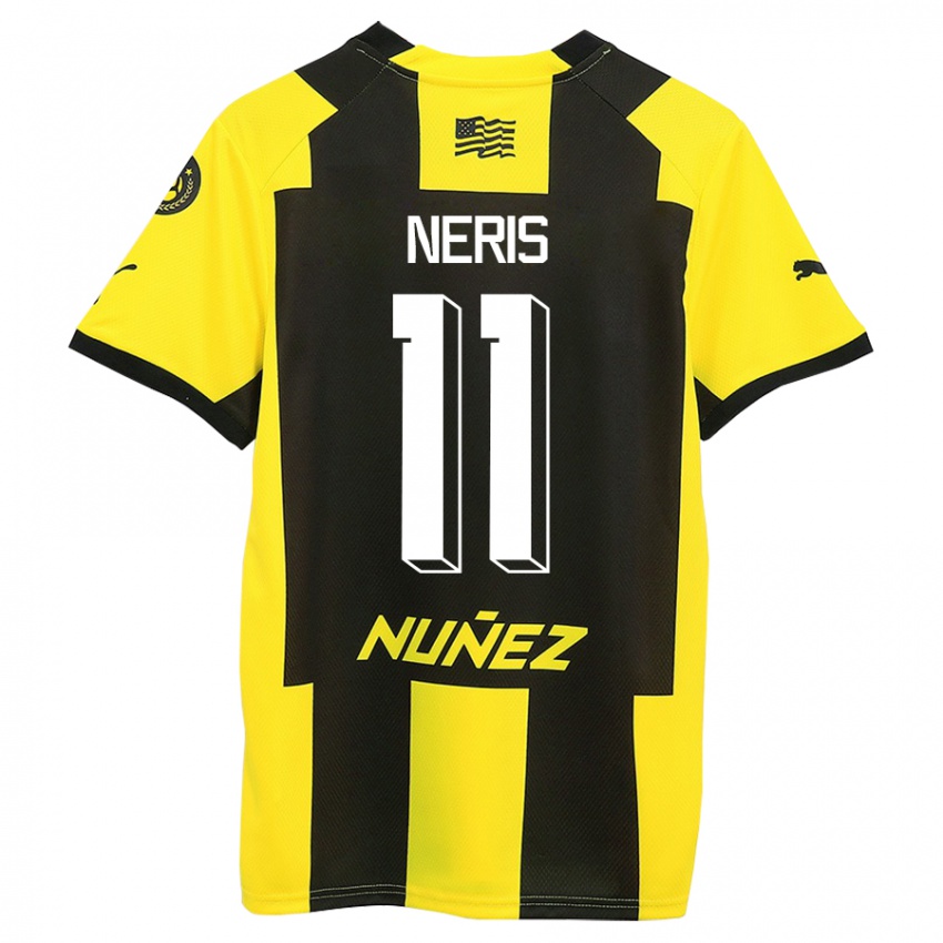 Kinder José Neris #11 Gelb Schwarz Heimtrikot Trikot 2023/24 T-Shirt Belgien