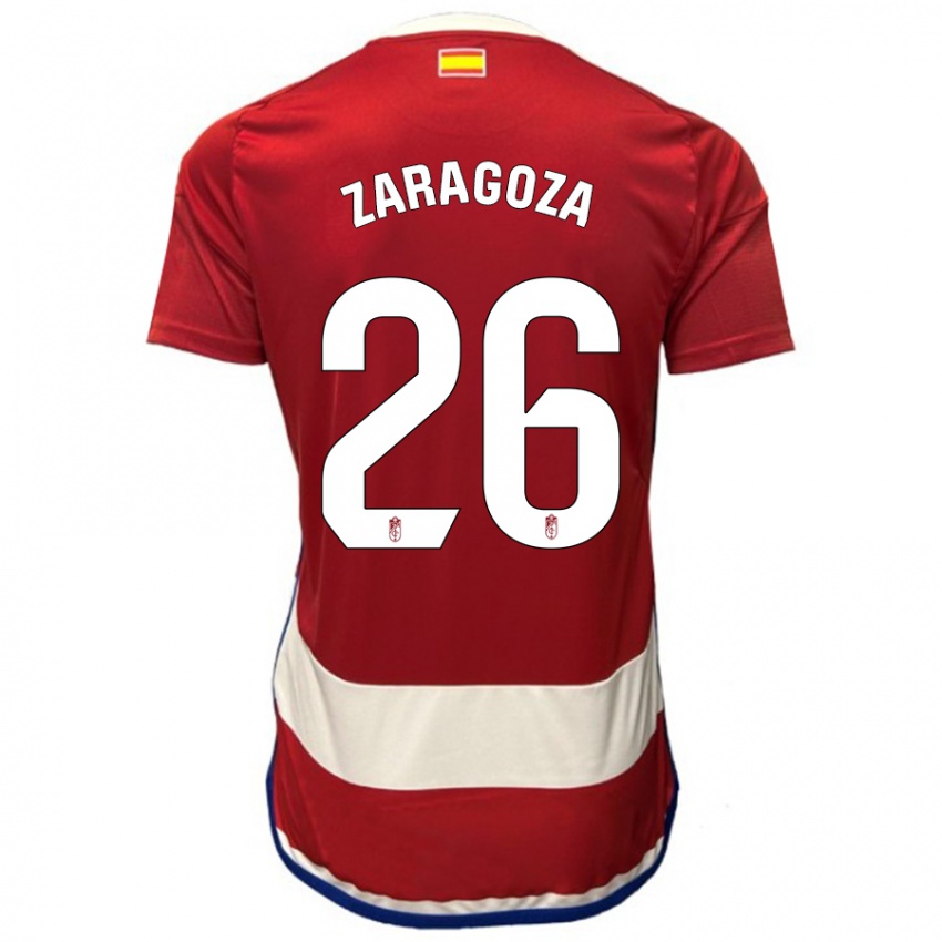 Kinder Bryan Zaragoza #26 Rot Heimtrikot Trikot 2023/24 T-Shirt Belgien