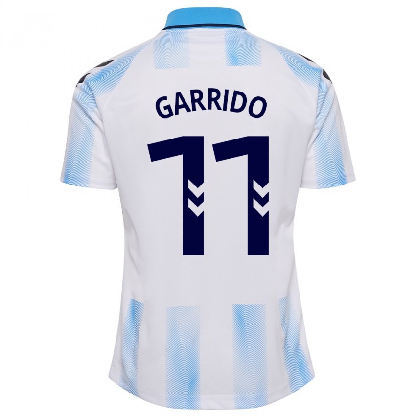 Kinderen Rafael Garrido #11 Wit Blauw Thuisshirt Thuistenue 2023/24 T-Shirt België