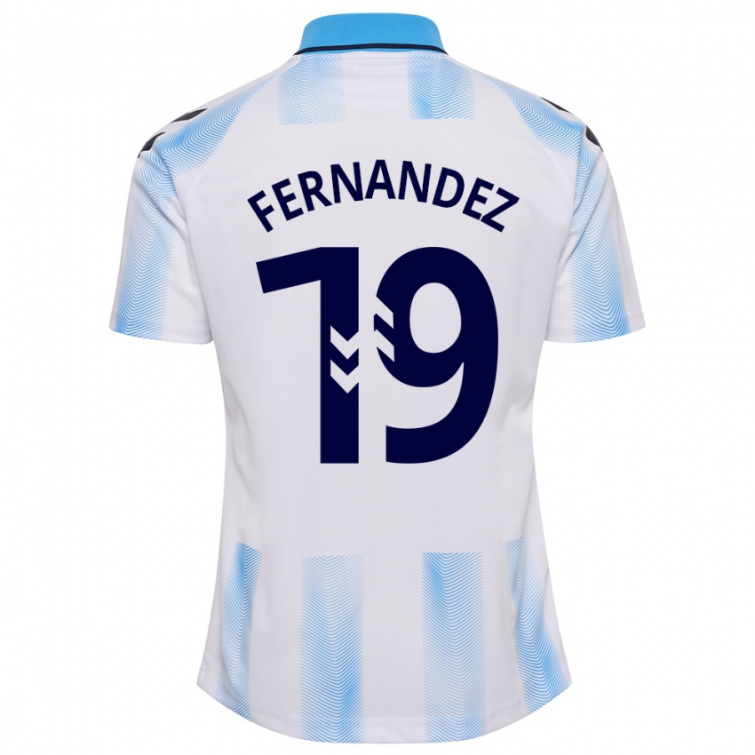 Kinderen Raúl Fernández #19 Wit Blauw Thuisshirt Thuistenue 2023/24 T-Shirt België