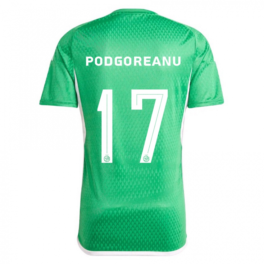 Kinder Suf Podgoreanu #17 Weiß Blau Heimtrikot Trikot 2023/24 T-Shirt Belgien