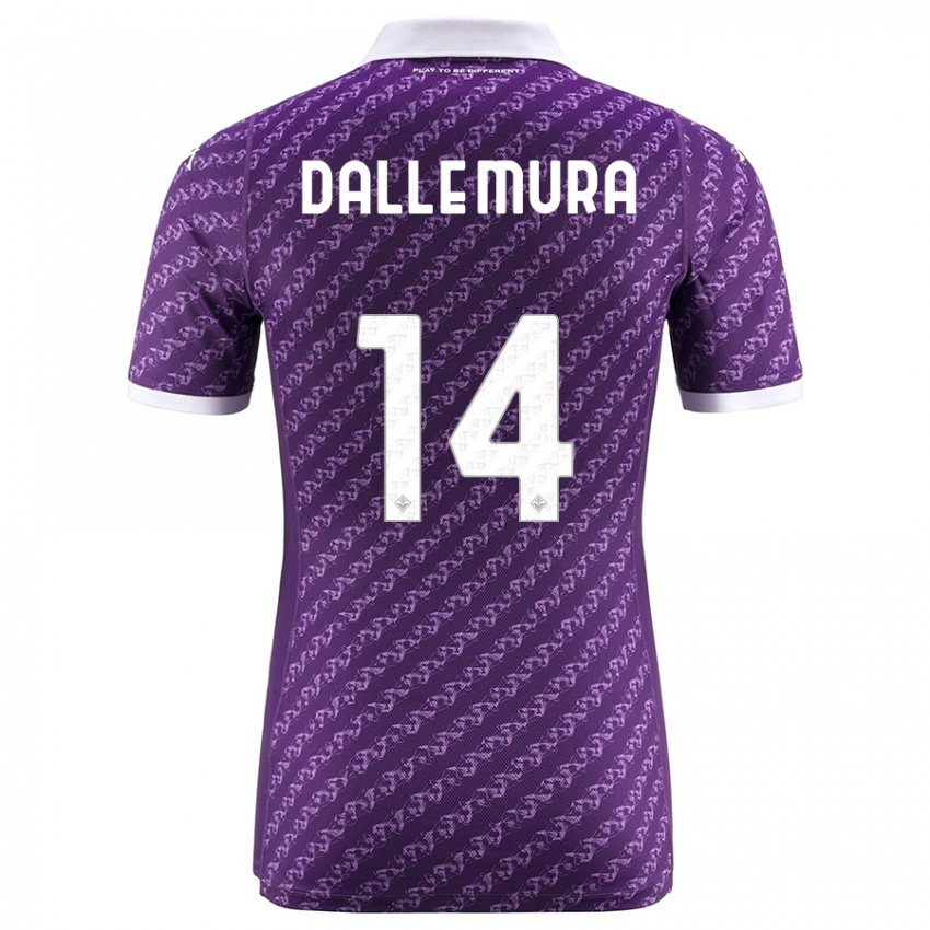 Kinder Christian Dalle Mura #14 Violett Heimtrikot Trikot 2023/24 T-Shirt Belgien