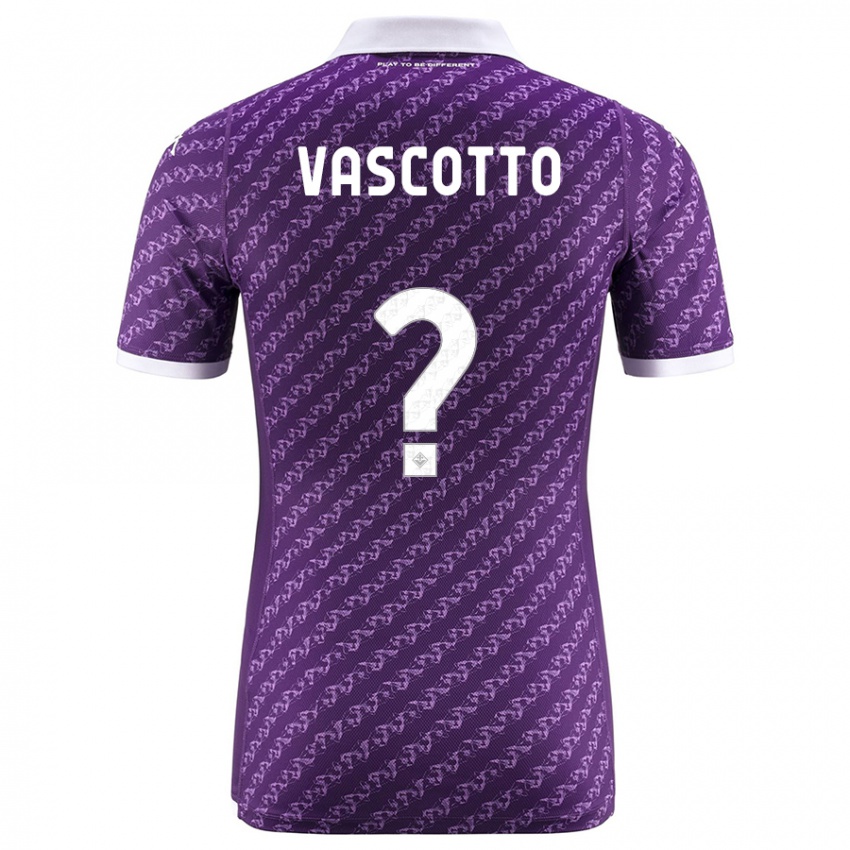 Kinder Edoardo Vascotto #0 Violett Heimtrikot Trikot 2023/24 T-Shirt Belgien
