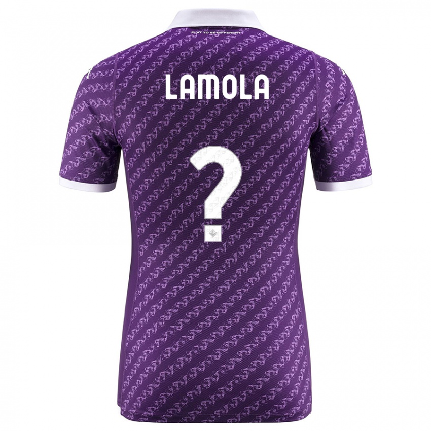 Kinder Lorenzo Lamola #0 Violett Heimtrikot Trikot 2023/24 T-Shirt Belgien