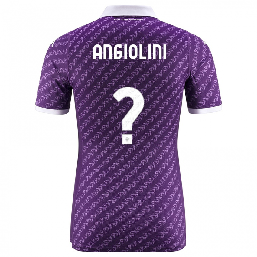 Kinder Gianmarco Angiolini #0 Violett Heimtrikot Trikot 2023/24 T-Shirt Belgien