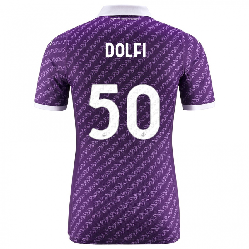 Kinder Brando Dolfi #50 Violett Heimtrikot Trikot 2023/24 T-Shirt Belgien