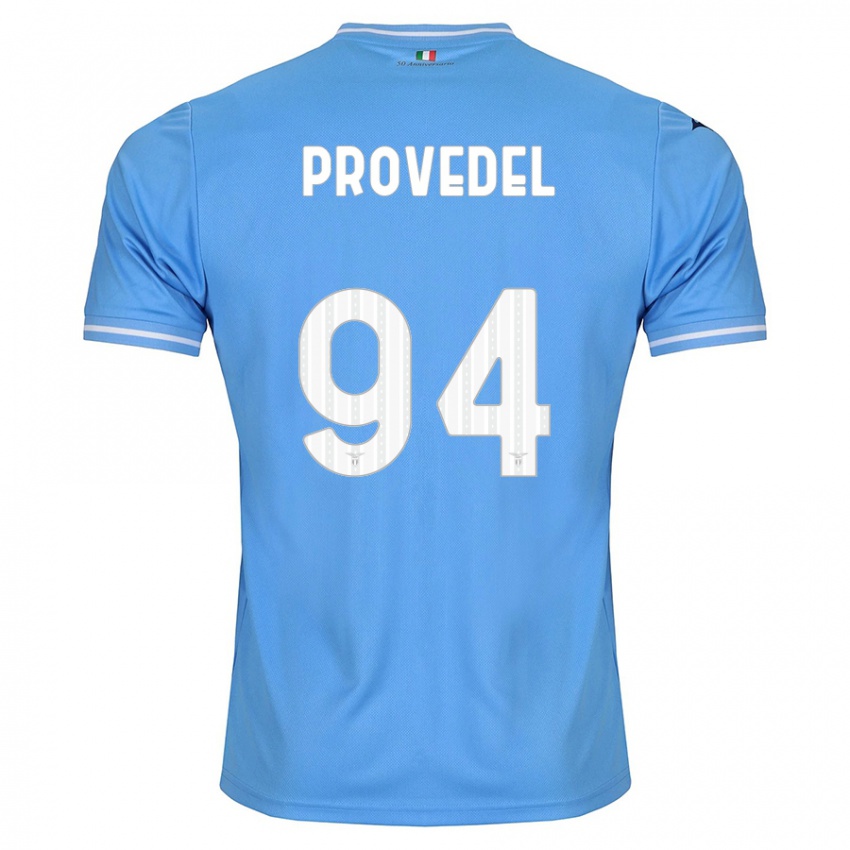 Enfant Maillot Ivan Provedel #94 Bleu Tenues Domicile 2023/24 T-Shirt Belgique