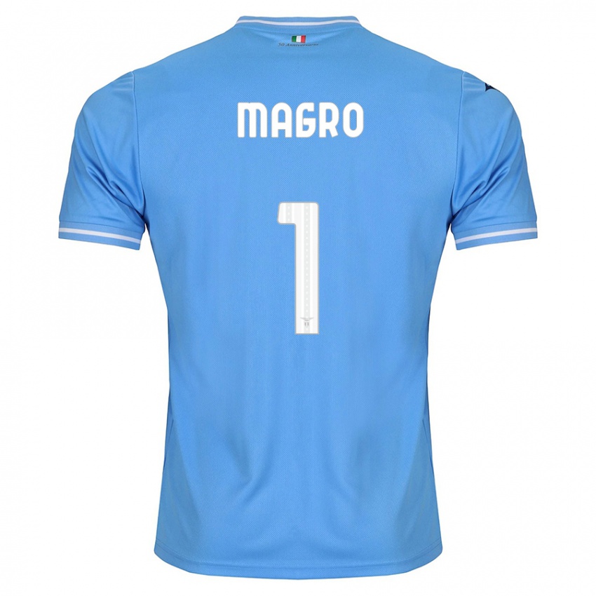 Kinder Federico Magro #1 Blau Heimtrikot Trikot 2023/24 T-Shirt Belgien