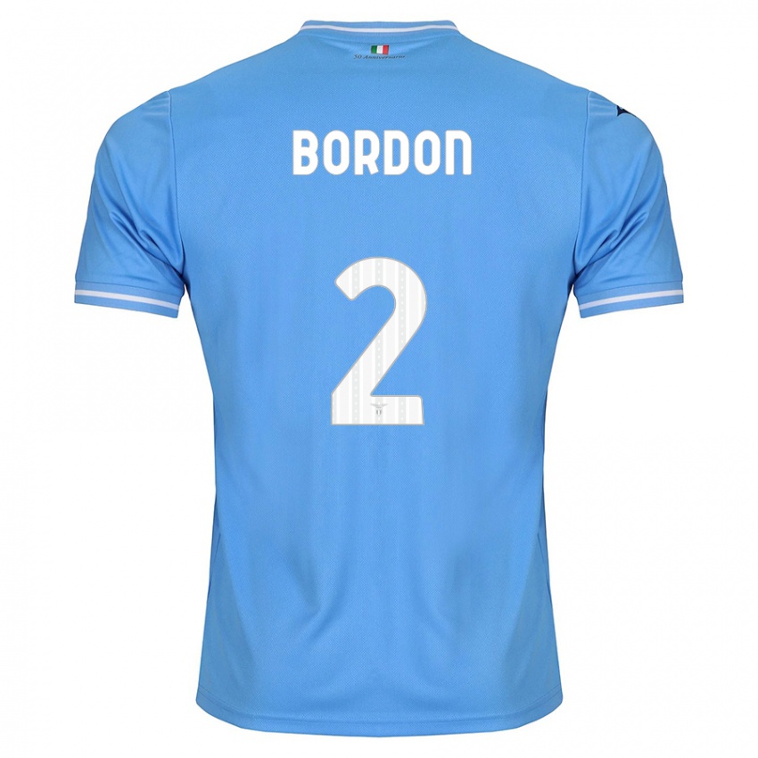 Enfant Maillot Filipe Bordon #2 Bleu Tenues Domicile 2023/24 T-Shirt Belgique