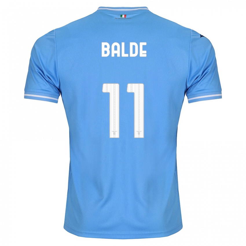Enfant Maillot Mahamadou Balde #11 Bleu Tenues Domicile 2023/24 T-Shirt Belgique