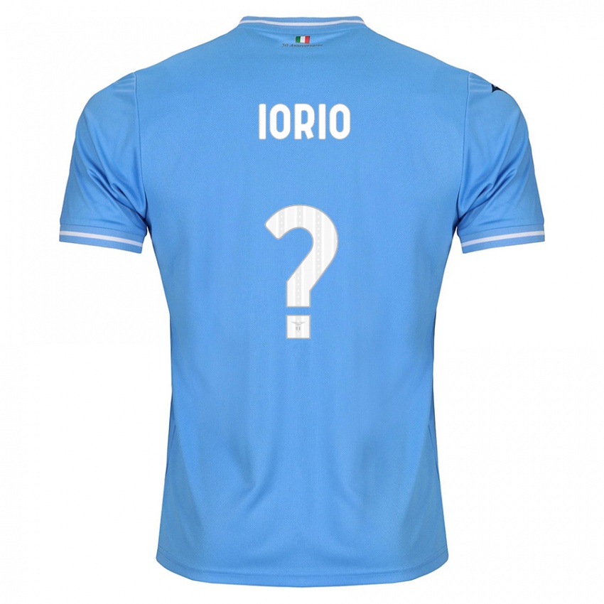 Enfant Maillot Antonio Iorio #0 Bleu Tenues Domicile 2023/24 T-Shirt Belgique