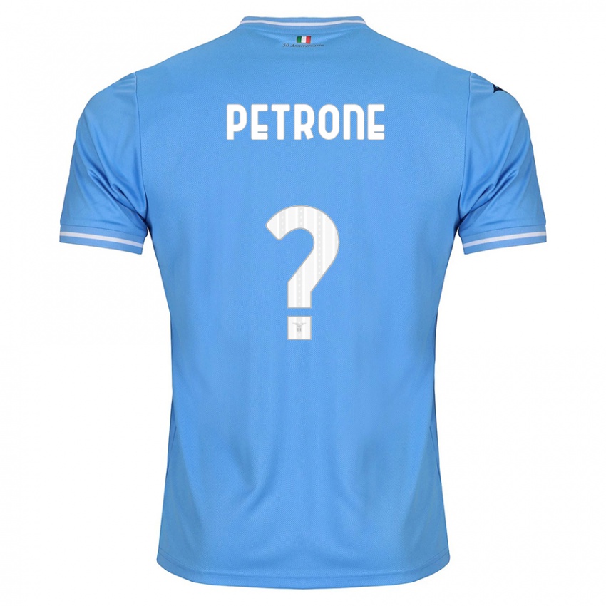 Enfant Maillot Pierfrancesco Petrone #0 Bleu Tenues Domicile 2023/24 T-Shirt Belgique