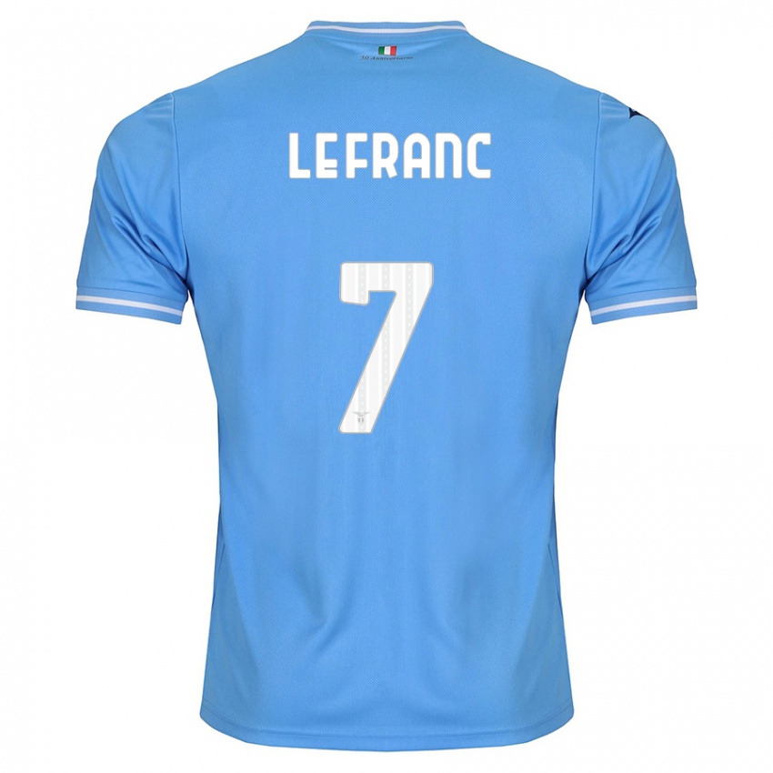 Kinder Chloé Le Franc #7 Blau Heimtrikot Trikot 2023/24 T-Shirt Belgien