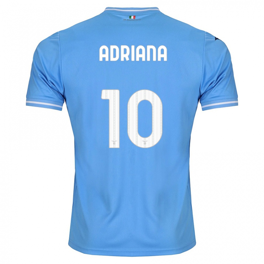 Kinder Adriana Martín Santamaría #10 Blau Heimtrikot Trikot 2023/24 T-Shirt Belgien