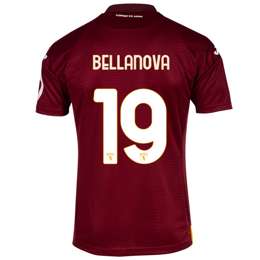 Kinder Raoul Bellanova #19 Dunkelrot Heimtrikot Trikot 2023/24 T-Shirt Belgien