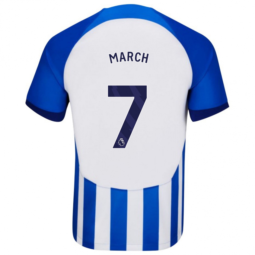 Enfant Maillot Solly March #7 Bleu Tenues Domicile 2023/24 T-Shirt Belgique