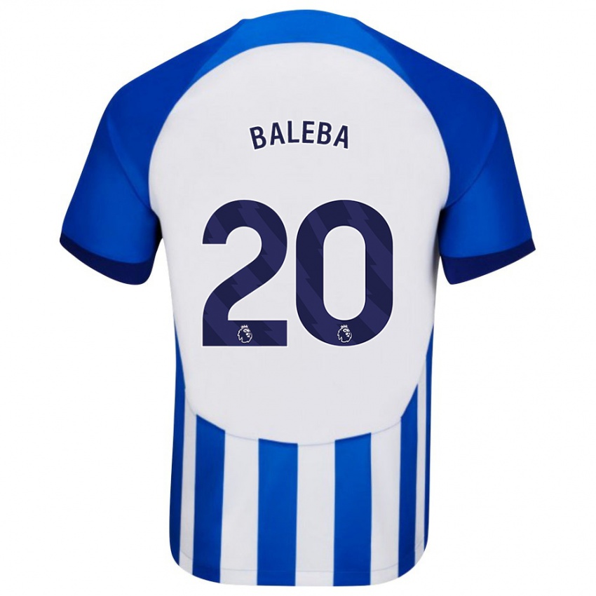 Kinderen Carlos Baleba #20 Blauw Thuisshirt Thuistenue 2023/24 T-Shirt België