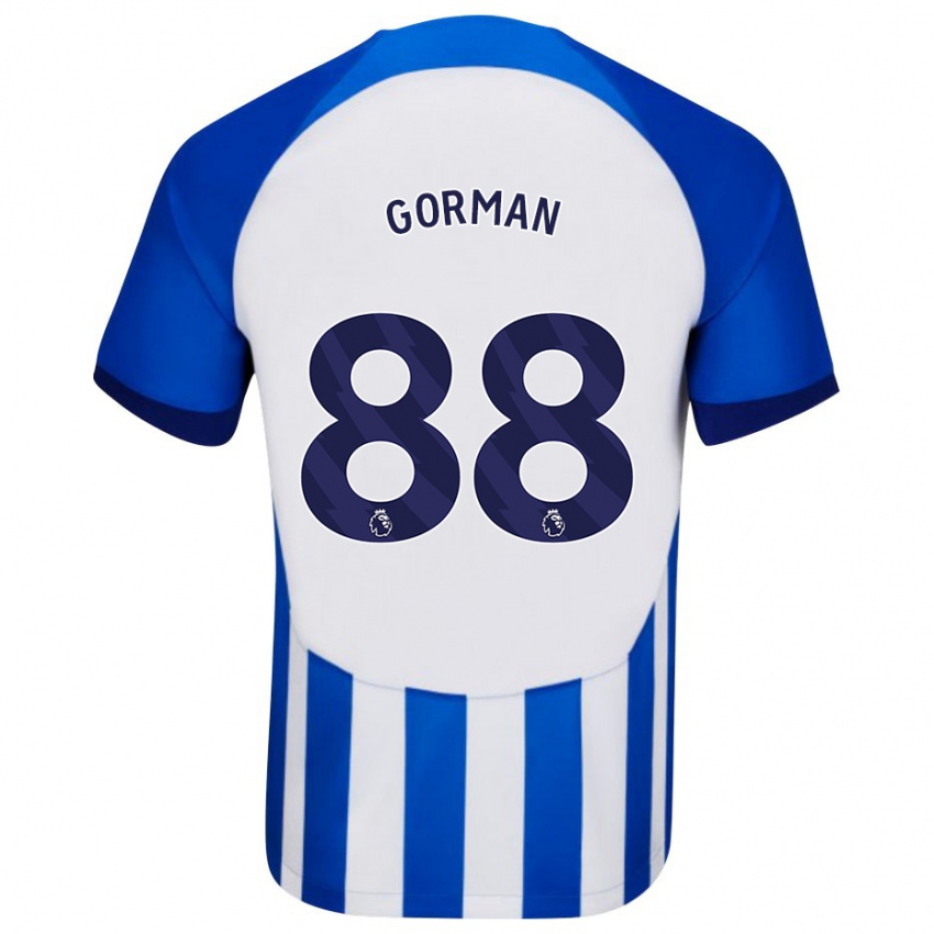 Kinderen Ronnie Gorman #88 Blauw Thuisshirt Thuistenue 2023/24 T-Shirt België
