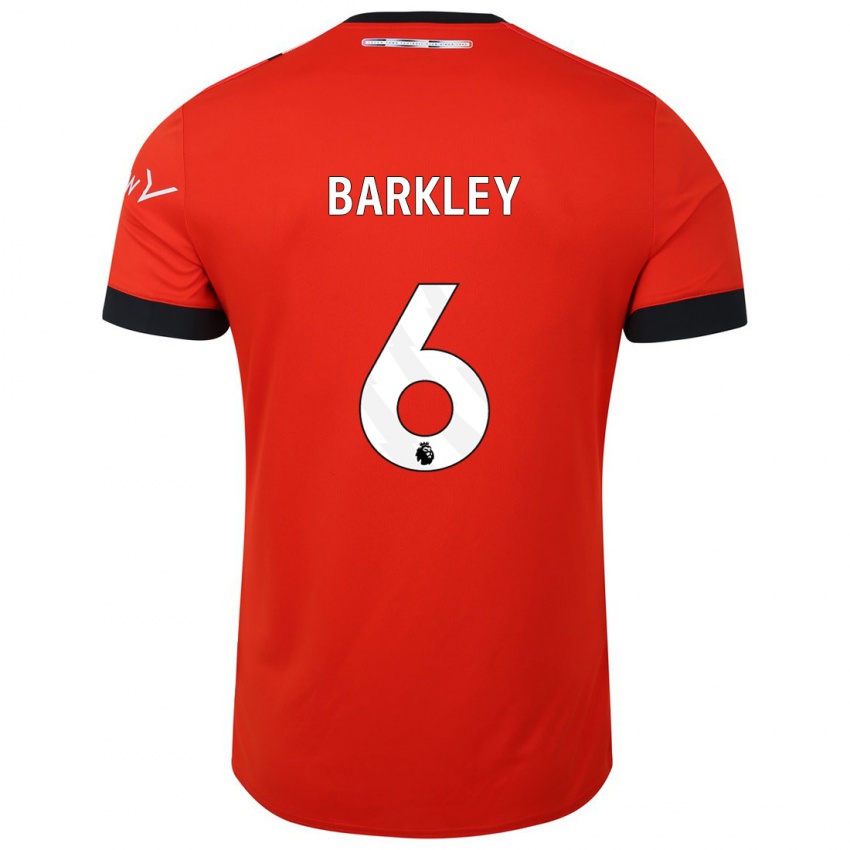 Kinder Ross Barkley #6 Rot Heimtrikot Trikot 2023/24 T-Shirt Belgien