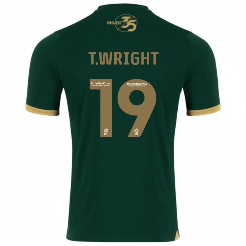 Kinder Tyreik Wright #19 Grün Heimtrikot Trikot 2023/24 T-Shirt Belgien