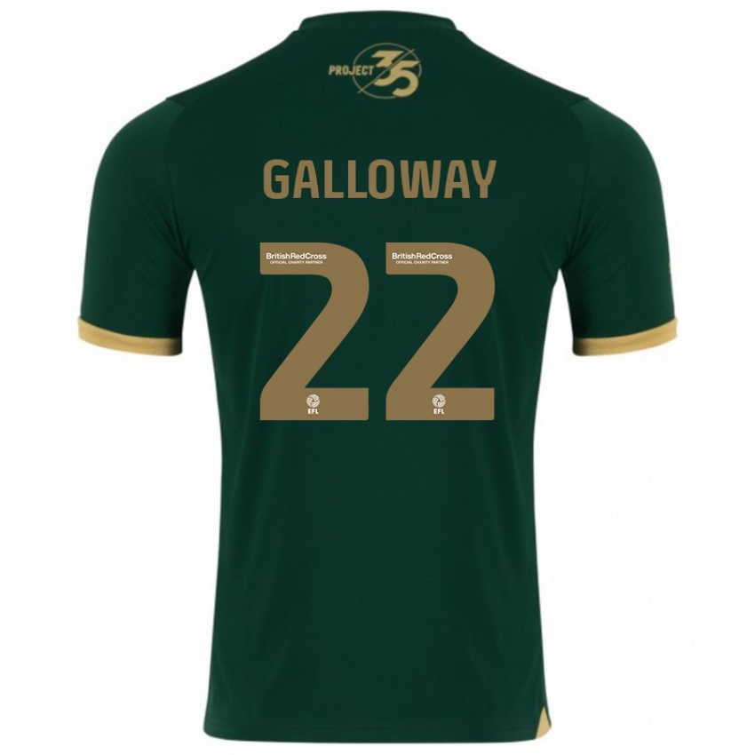 Kinder Brendan Galloway #22 Grün Heimtrikot Trikot 2023/24 T-Shirt Belgien