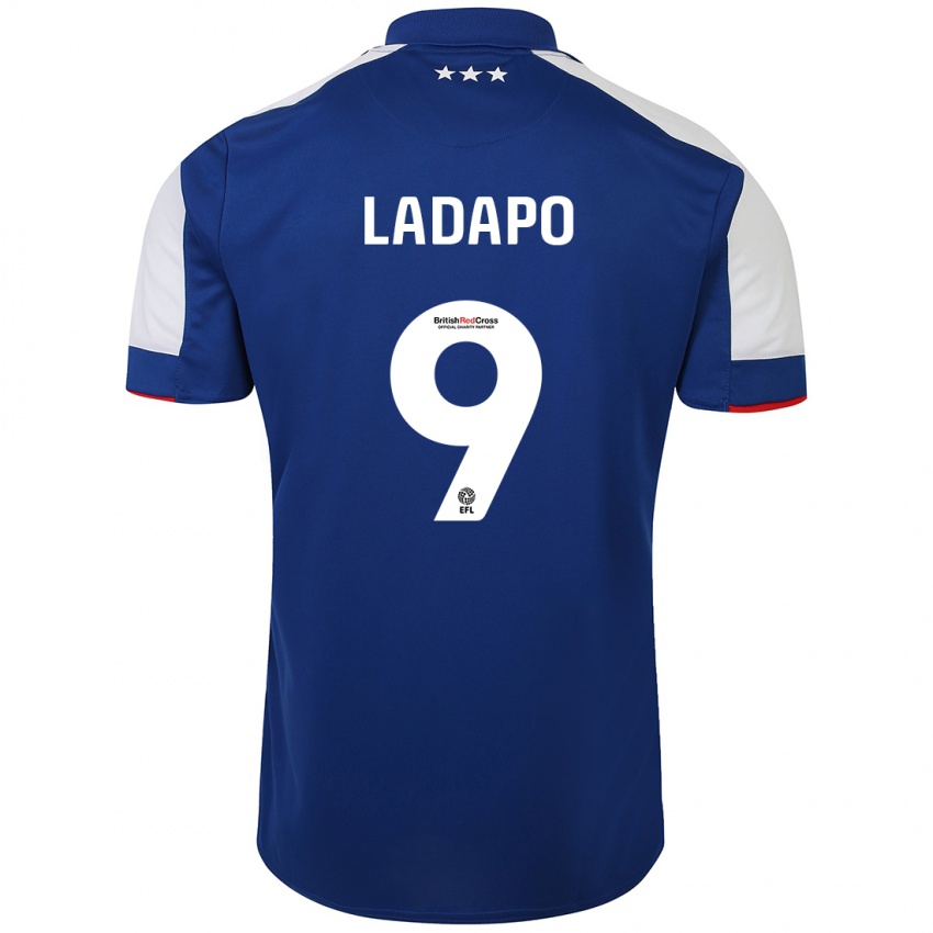 Kinder Freddie Ladapo #9 Blau Heimtrikot Trikot 2023/24 T-Shirt Belgien