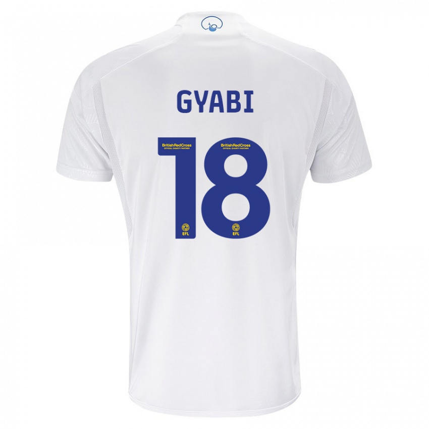 Enfant Maillot Darko Gyabi #18 Blanc Tenues Domicile 2023/24 T-Shirt Belgique