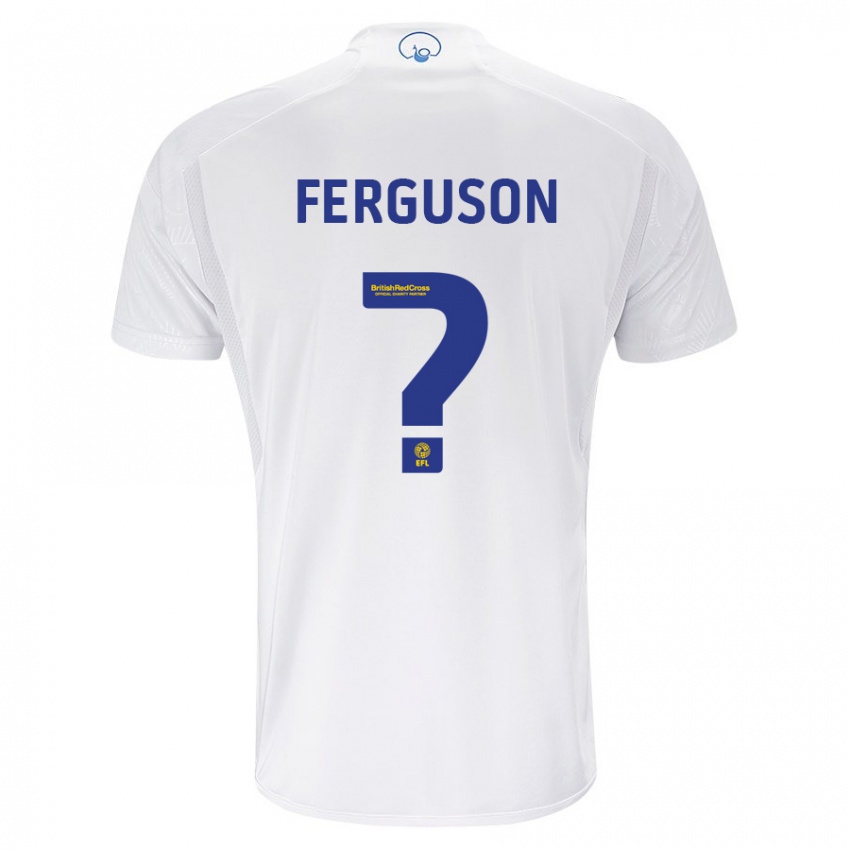 Enfant Maillot Connor Ferguson #0 Blanc Tenues Domicile 2023/24 T-Shirt Belgique