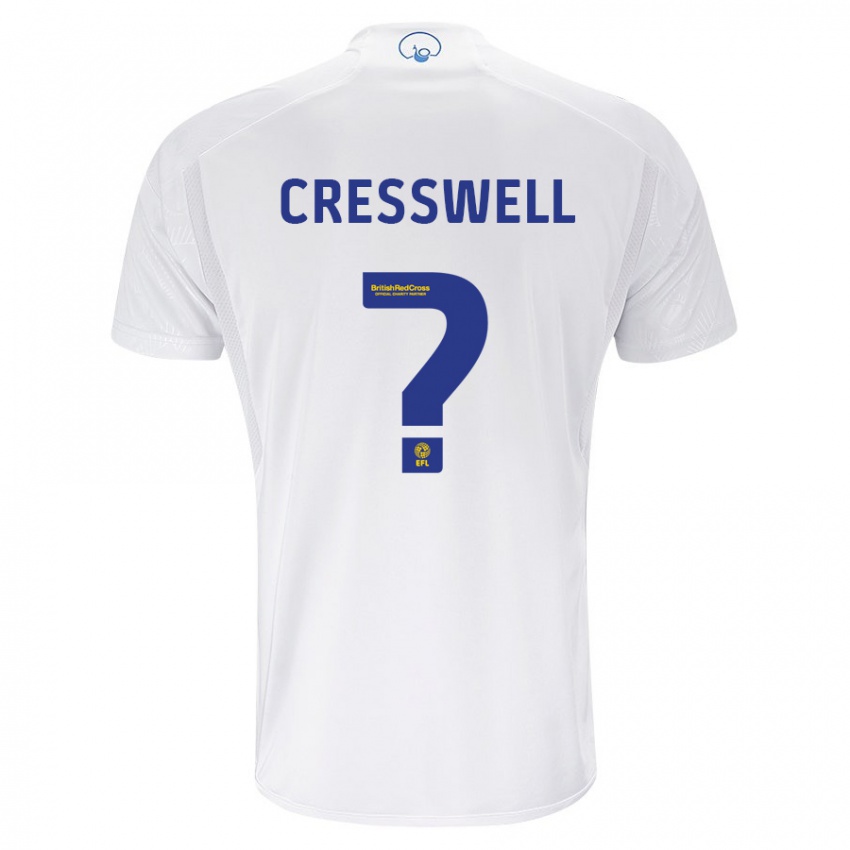 Kinderen Alfie Cresswell #0 Wit Thuisshirt Thuistenue 2023/24 T-Shirt België