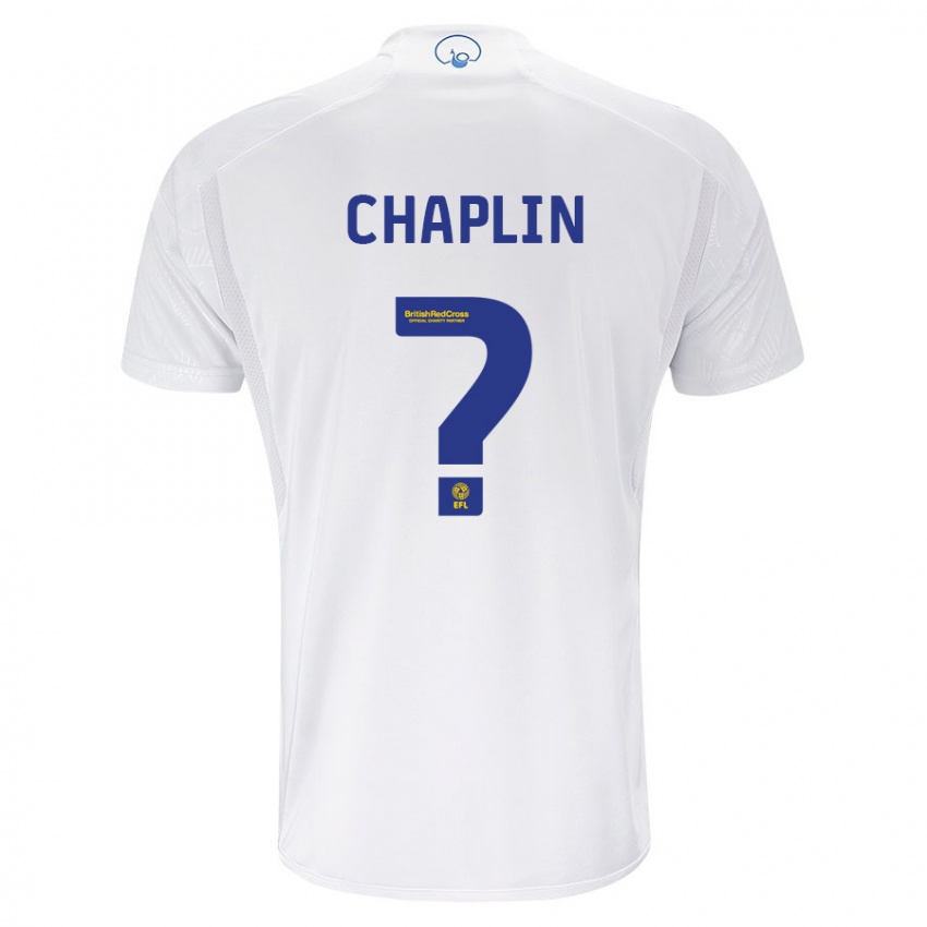 Enfant Maillot Rhys Chadwick-Chaplin #0 Blanc Tenues Domicile 2023/24 T-Shirt Belgique