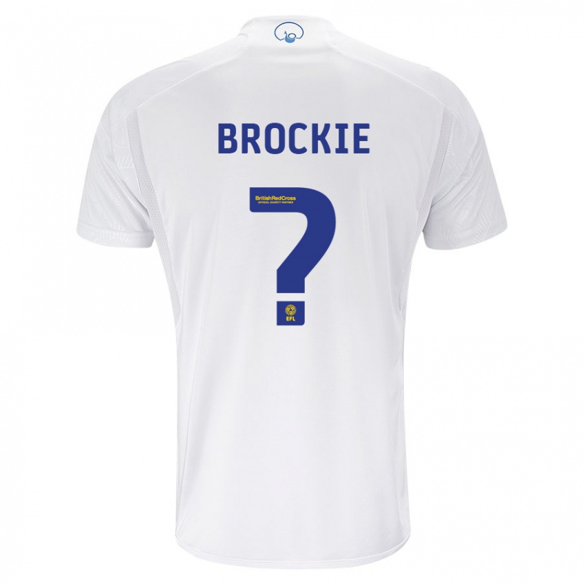 Enfant Maillot Devon Brockie #0 Blanc Tenues Domicile 2023/24 T-Shirt Belgique
