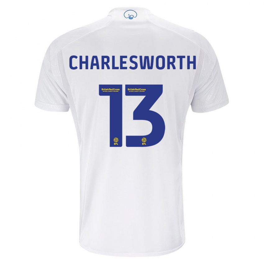 Kinderen Millie Robshaw-Charlesworth #13 Wit Thuisshirt Thuistenue 2023/24 T-Shirt België