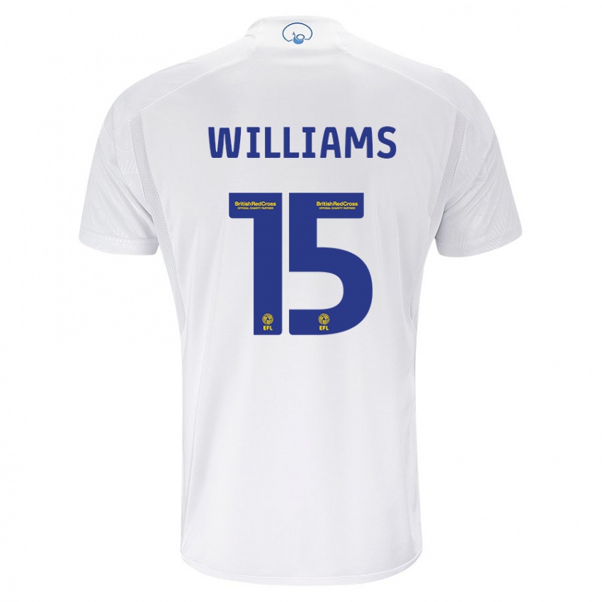 Enfant Maillot Paige Williams #15 Blanc Tenues Domicile 2023/24 T-Shirt Belgique