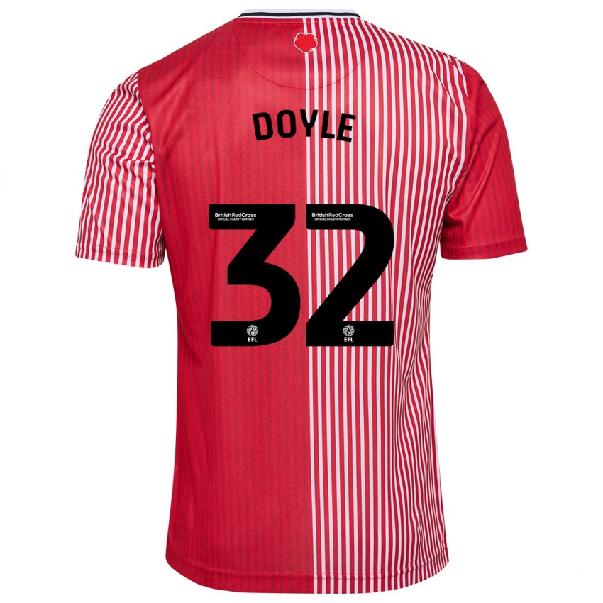 Enfant Maillot Kamari Doyle #32 Rouge Tenues Domicile 2023/24 T-Shirt Belgique