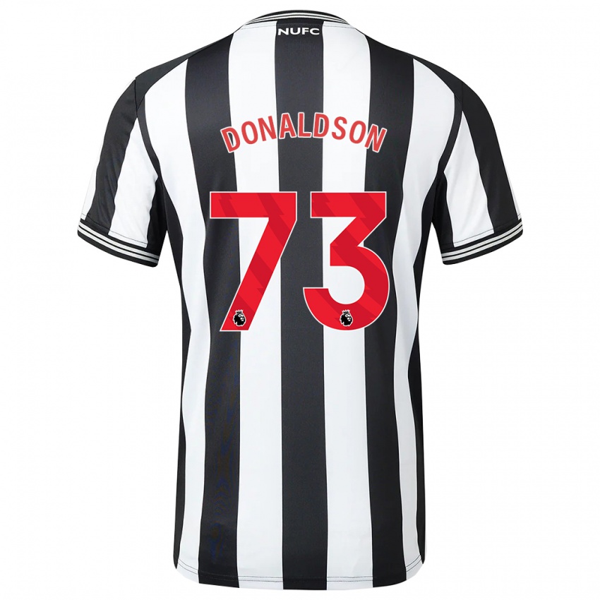 Kinder Josh Donaldson #73 Schwarz-Weiss Heimtrikot Trikot 2023/24 T-Shirt Belgien