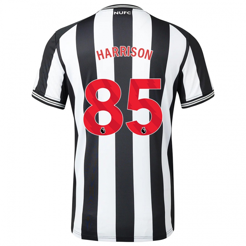 Kinder Adam Harrison #85 Schwarz-Weiss Heimtrikot Trikot 2023/24 T-Shirt Belgien