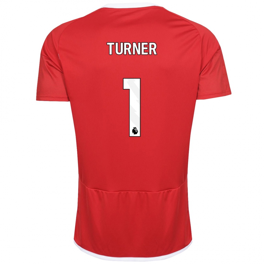Kinder Matt Turner #1 Rot Heimtrikot Trikot 2023/24 T-Shirt Belgien