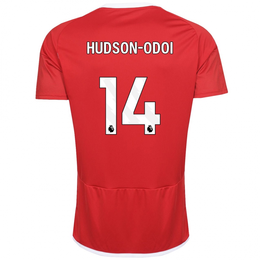 Enfant Maillot Callum Hudson-Odoi #14 Rouge Tenues Domicile 2023/24 T-Shirt Belgique