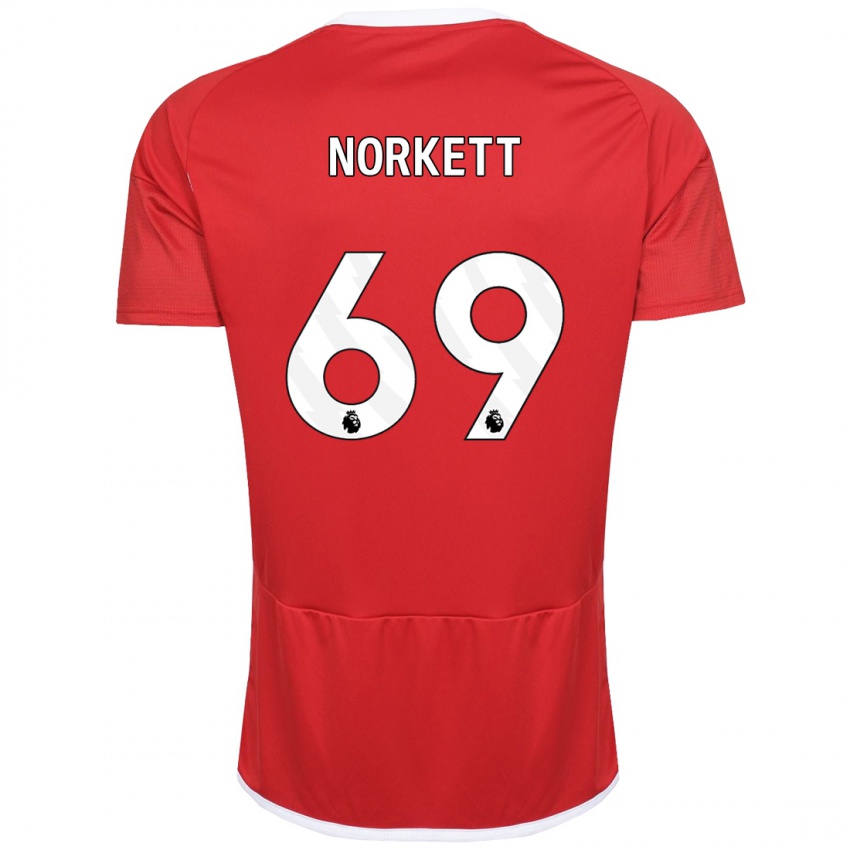 Kinder Manni Norkett #69 Rot Heimtrikot Trikot 2023/24 T-Shirt Belgien