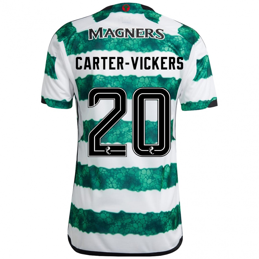 Kinder Cameron Carter-Vickers #20 Grün Heimtrikot Trikot 2023/24 T-Shirt Belgien