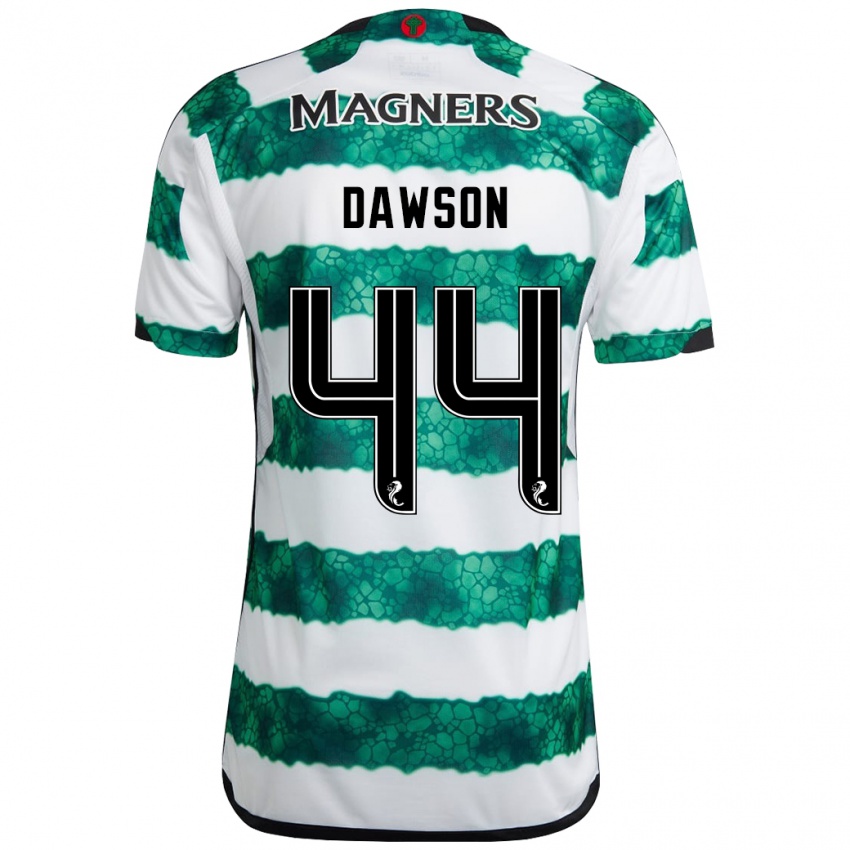 Kinder Joey Dawson #44 Grün Heimtrikot Trikot 2023/24 T-Shirt Belgien