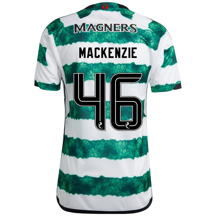 Kinder Magnus Mackenzie #46 Grün Heimtrikot Trikot 2023/24 T-Shirt Belgien