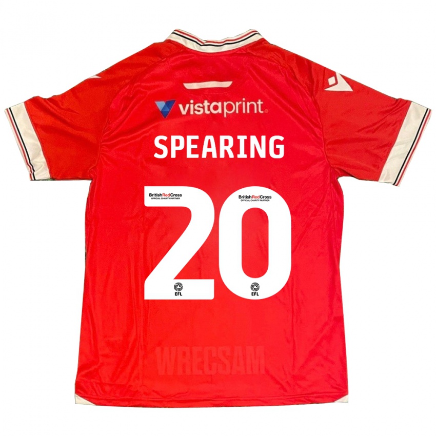 Kinder Natasha Spearing #20 Rot Heimtrikot Trikot 2023/24 T-Shirt Belgien