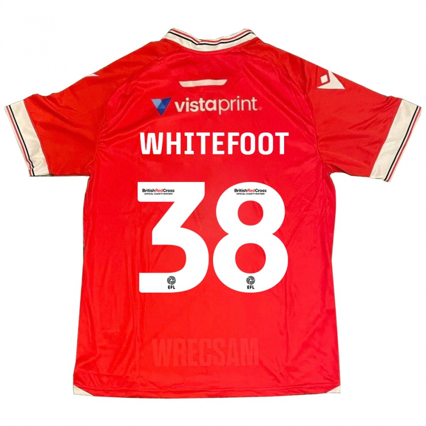 Kinderen Lily Whitefoot #38 Rood Thuisshirt Thuistenue 2023/24 T-Shirt België