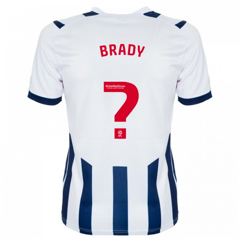 Kinder Louis Brady #0 Weiß Heimtrikot Trikot 2023/24 T-Shirt Belgien