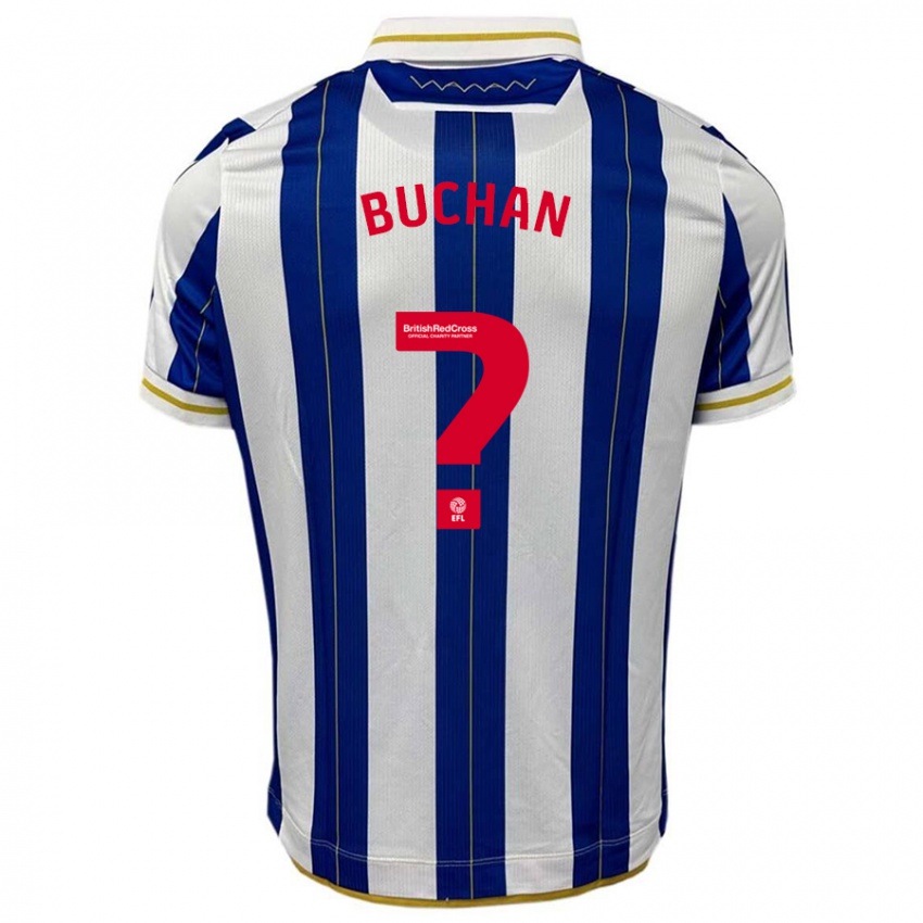 Kinderen Jay Buchan #0 Blauw Wit Thuisshirt Thuistenue 2023/24 T-Shirt België