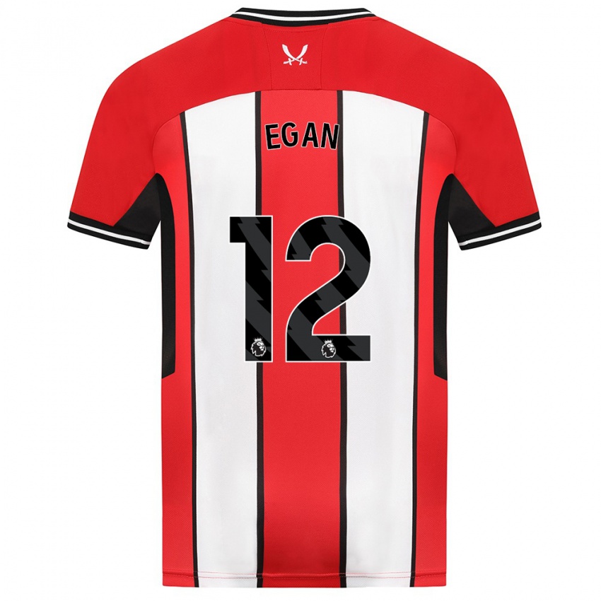Kinder John Egan #12 Rot Heimtrikot Trikot 2023/24 T-Shirt Belgien