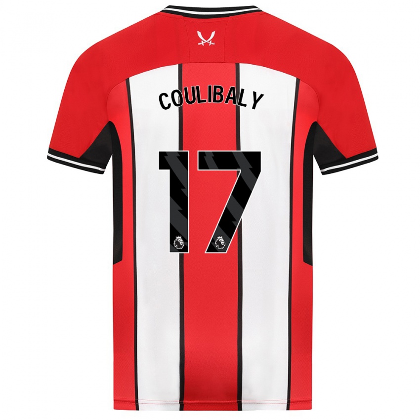 Kinder Ismaila Coulibaly #17 Rot Heimtrikot Trikot 2023/24 T-Shirt Belgien