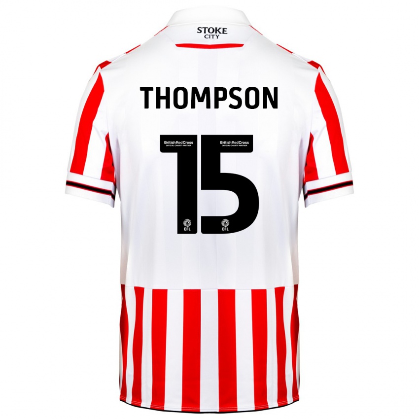 Kinderen Jordan Thompson #15 Rood Wit Thuisshirt Thuistenue 2023/24 T-Shirt België